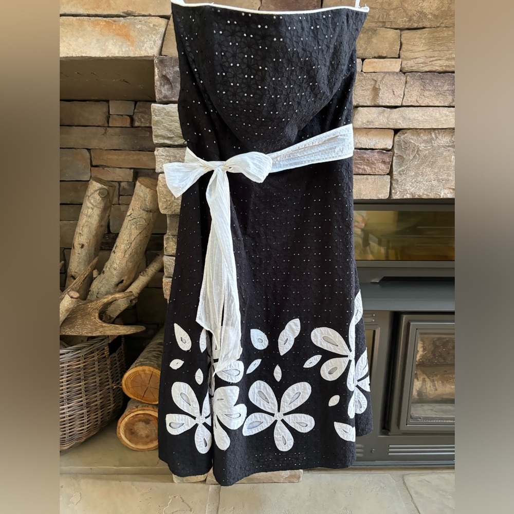 Gorgeous Black Eyelet Dress
